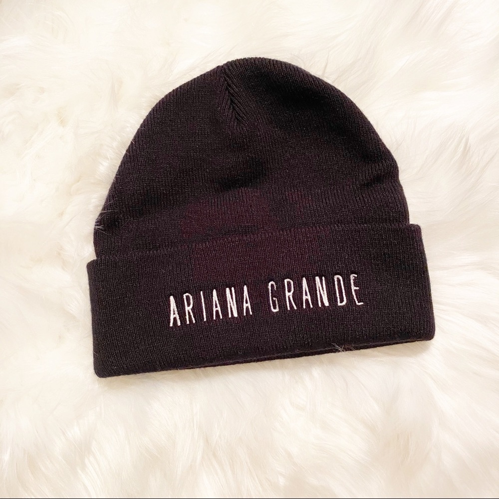 Ariana Grande Black Beanie